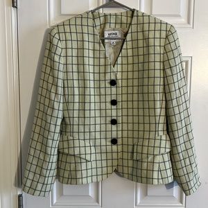 Vintage Kasper Women’s Yellow Blazer. Size 10.